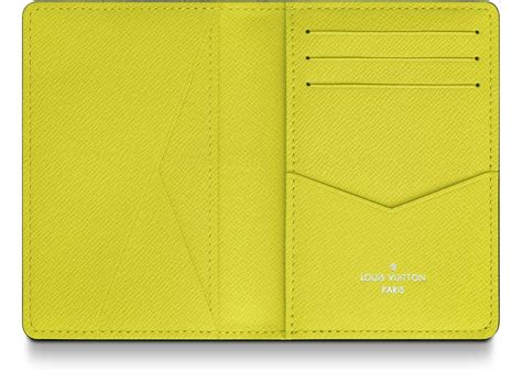 lv pocket organizer yellow